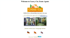 Desktop Screenshot of casasycia.com