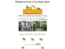 Tablet Screenshot of casasycia.com